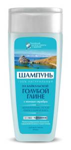 Шампунь ФИТОкосметик на Байкальской голубой глине с ионами серебра 270 мл